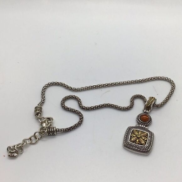 Brighton Maria Two Tone Topaz Terrific Necklace - Picture 2 of 3